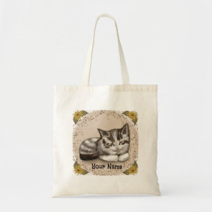 Sac fourre-tout chaton chat endormi