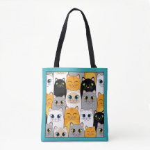 Sac fourre-tout Chats heureux