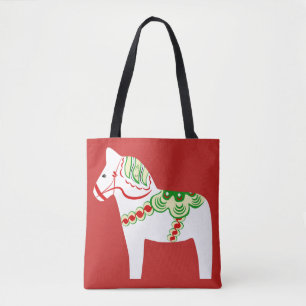 Sac fourre-tout Cheval de Dala Blanc