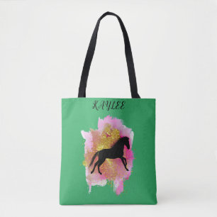 Sac fourre-tout CHEVAL ÉCLAIRANT PERSONNALISÉ.
