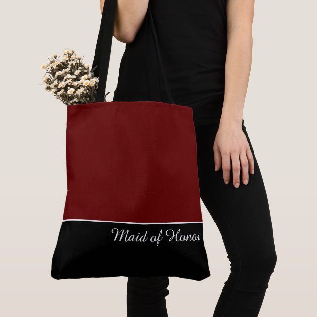 Sac fourre-tout chic de demoiselle d'honneur (De près)