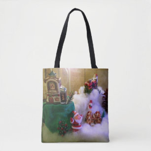 Sac fourre-tout Christmas Snow Village AllOverPrin