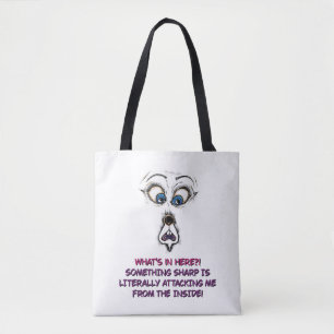 Sac fourre-tout Citation de visage expressif drô