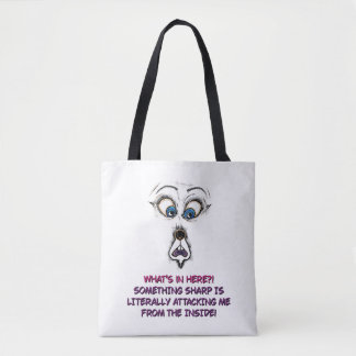 Sac fourre-tout | Citation de visage expressif drô