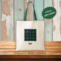 Sac fourre-tout Clan Blair Tartan