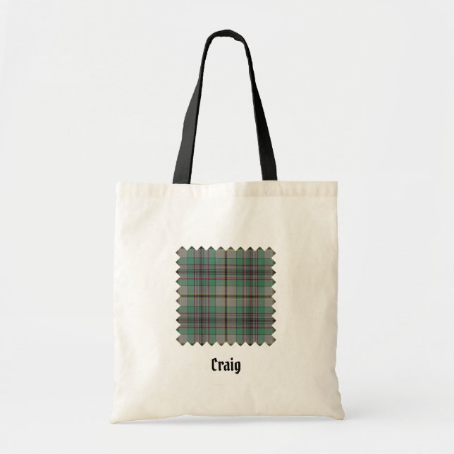 Sac fourre-tout Clan Craig Tartan (Devant)