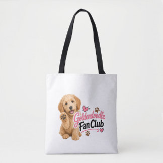 Sac fourre-tout Club des fans de Goldendoodle mign