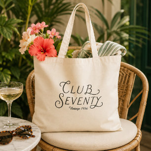 Sac fourre-tout Club Soixante-dix anniversaire vin