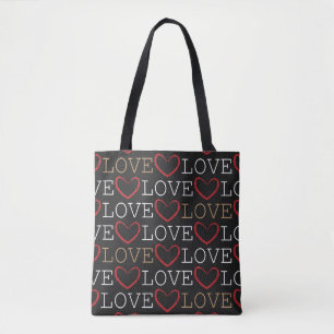 SAC FOURRE-TOUT coeur AMOUR