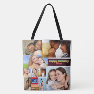 Sac fourre-tout Collage photo personnalisé 7