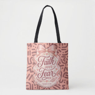 Sac Fourre-Tout Coquette Chrétienne Foi Sur Peur