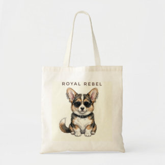 Sac fourre-tout Corgi Royal Rebelle-Chien cool en 
