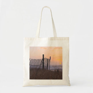 Sac fourre-tout coucher de soleil clôture