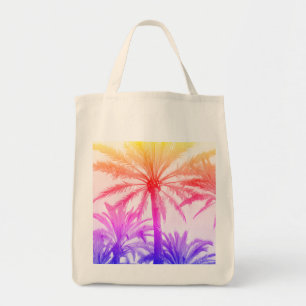 Sac fourre-tout coucher de soleil palmier vacances