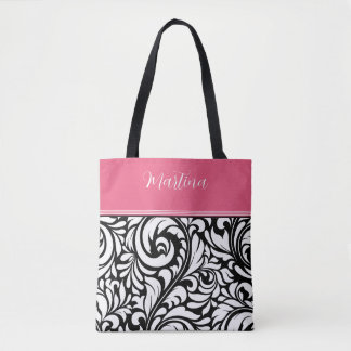 Sac fourre-tout couleur framboise personnalisé