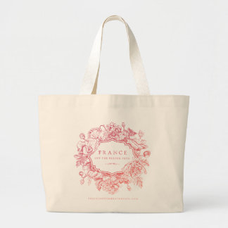 sac fourre-tout couleur rouge/rose avec logo 2026,