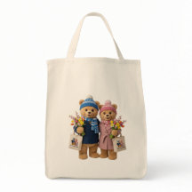 Sac fourre-tout Couple Ours | La famille Frosty