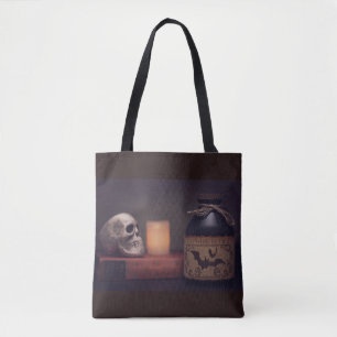 Sac fourre-tout crâne et potion