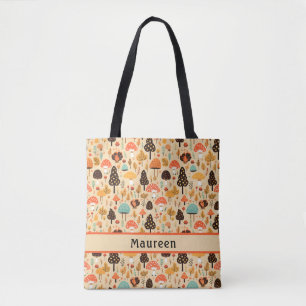 Sac fourre-tout Crème du jardin des champignons