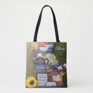 Sac fourre-tout customisé reconnaissant,