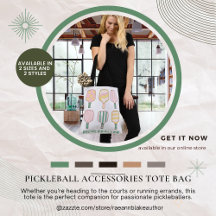 Sac fourre-tout d'accessoires de pickleballer