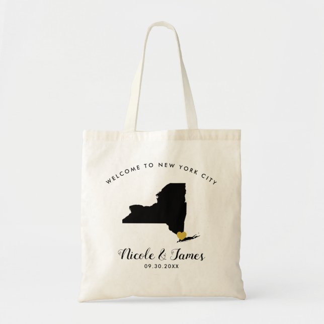 Sac Fourre-tout d'accueil de mariage de (Devant)