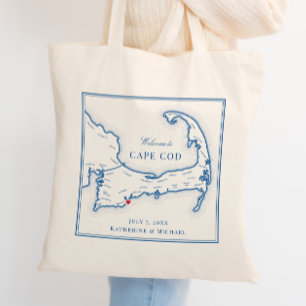 Sac fourre-tout d'accueil Mariage Cape Cod