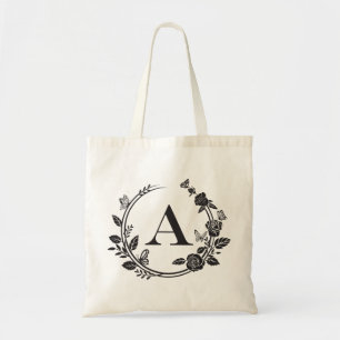 Sac fourre-tout d'achat en toile de coton imprimé 