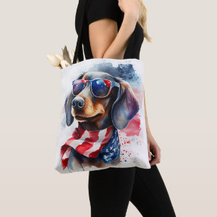 SAC FOURRE-TOUT DACHSHUND DE LA FÊTE DE L'INDÉPEND