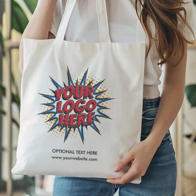 Sac fourre-tout d'affaires avec logo sur les deux  (Créateur téléchargé)