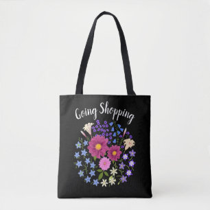 Sac fourre-tout Dahlias avec Jacinthes