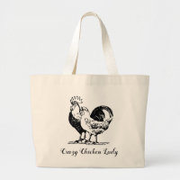 Sac fourre-tout dame poule folle