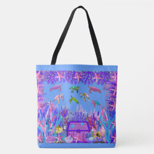 Sac fourre-tout d'amis de la tortue sous-marine
