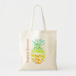 Sac fourre-tout d'ananas coloré