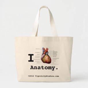 Sac fourre-tout d'anatomie du coeur