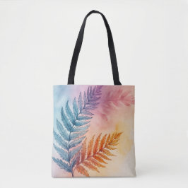 Sac fourre-tout d'aquarelle Fern Garden