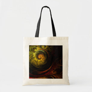 Sac fourre-tout d'art Abstrait floral Sunrise