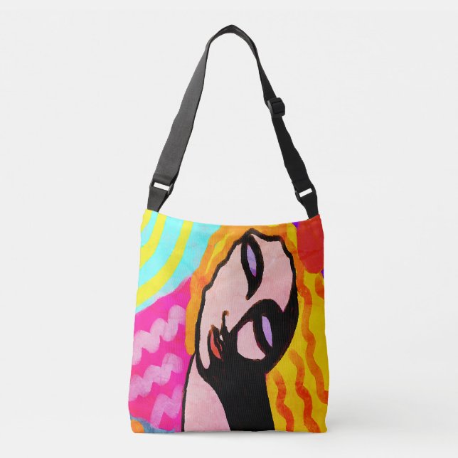 Sac fourre-tout d'art Abstrait unique (Devant)