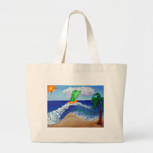 Sac fourre-tout d'art Ange de surf Guérison Ange
