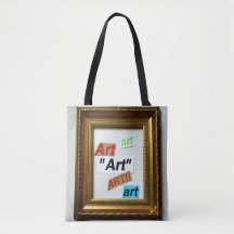 sac fourre-tout d'art encadré