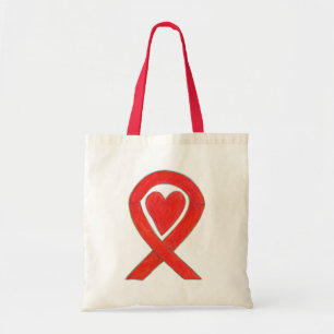 Sac fourre-tout d'art personnalisé du ruban de sen