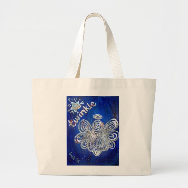 Sac fourre-tout d'art Silver Twinkle Angel (Devant)