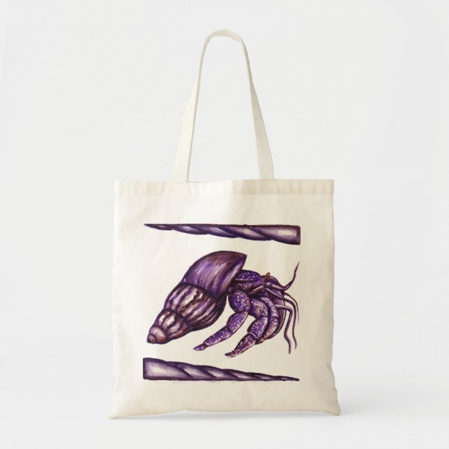 Sac fourre-tout d'artisanat du crabe ermite (Devant)