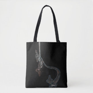 sac fourre-tout d'artiste de soie aérienne circ-us