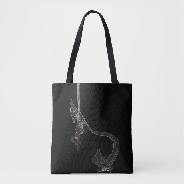 sac fourre-tout d'artiste de soie aérienne circ-us (Devant)