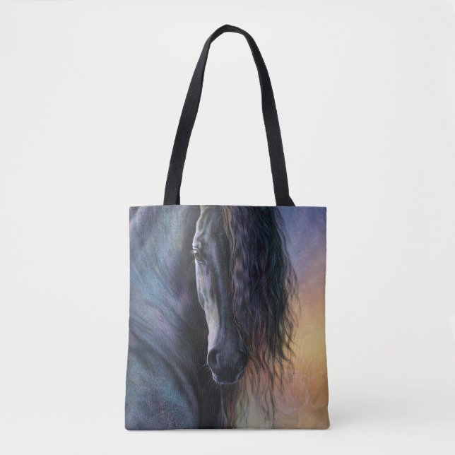 Sac fourre-tout de beauté noir (Devant)