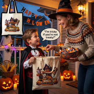 Sac fourre-tout de bonbons d'Halloween pour enfant