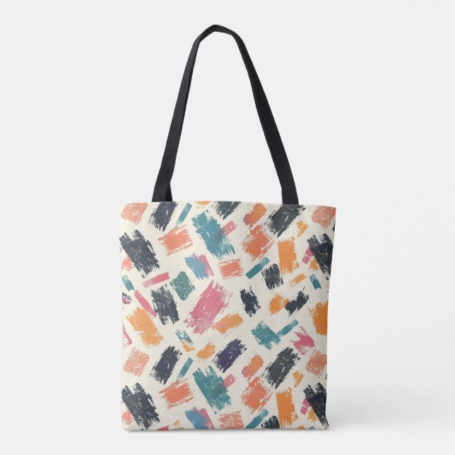 Sac fourre-tout de brosse Abstrait | Artistique et (Dos)
