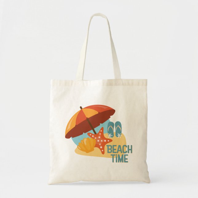 Sac fourre-tout de budget pour le temps de plage (Devant)