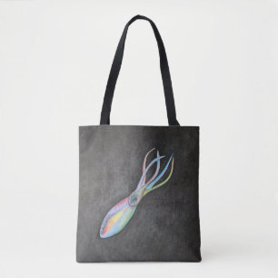 Sac fourre-tout de calmar arc-en-ciel